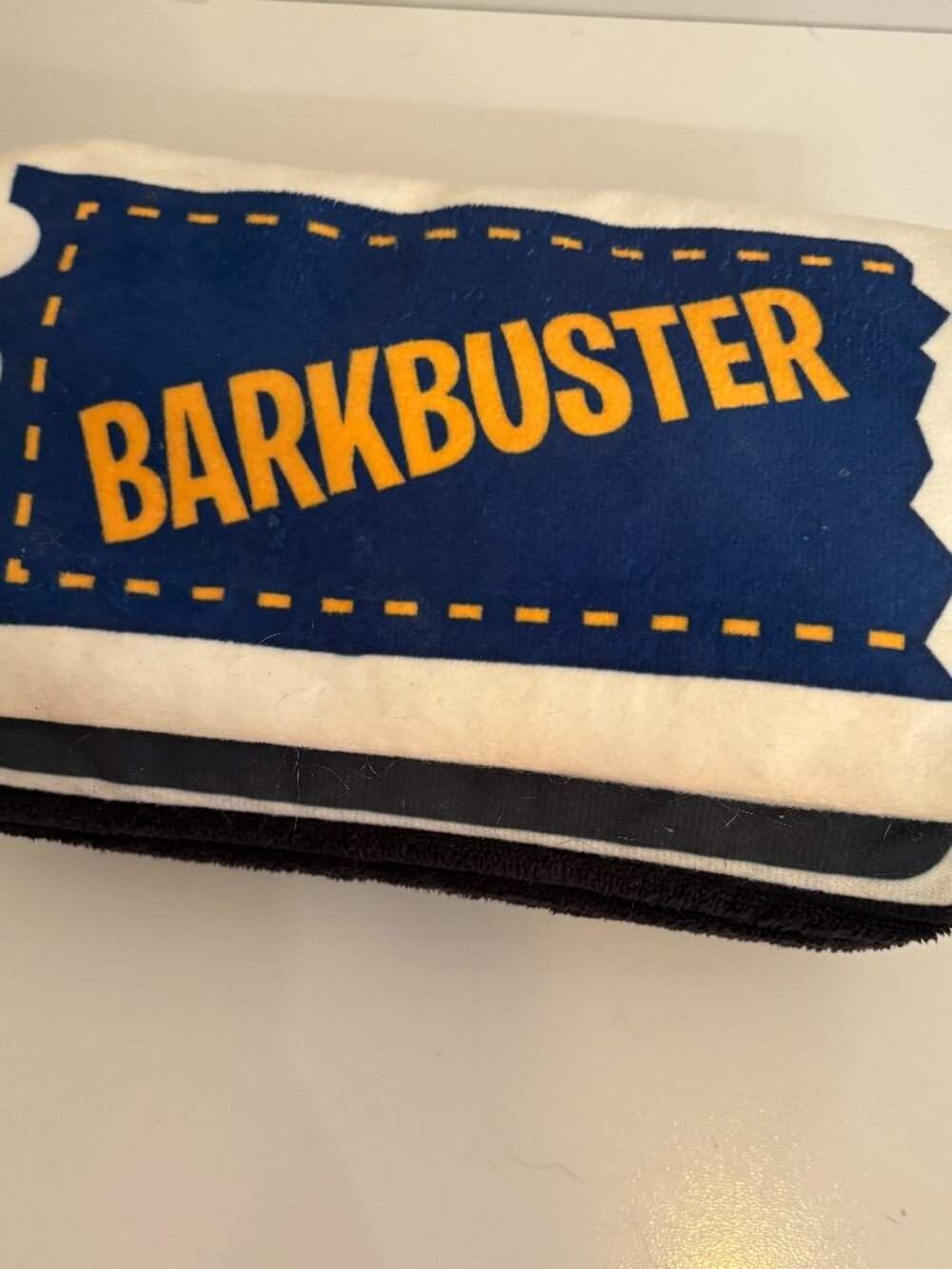 Barkbuster VHS Plush Dog Toy "Drool Intentions" Squeaks Crinkles